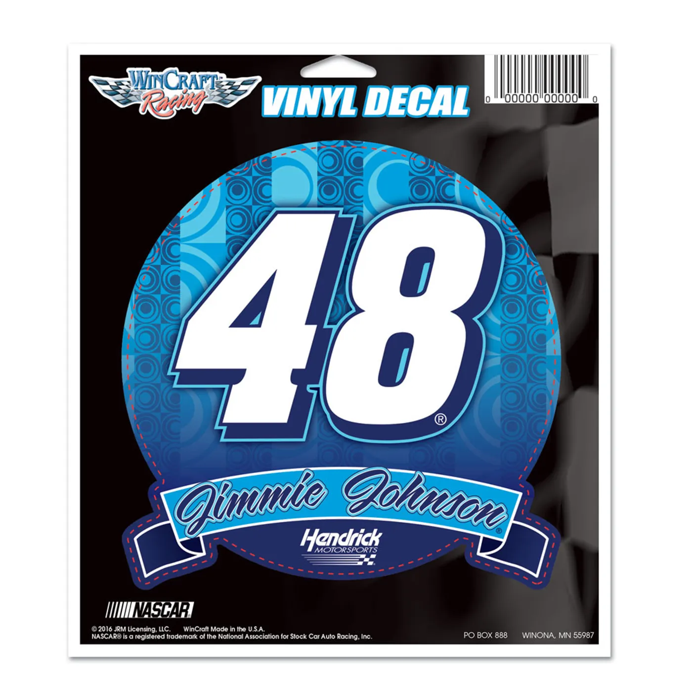 Jimmie Johnson #48 5" Vinyl Decal