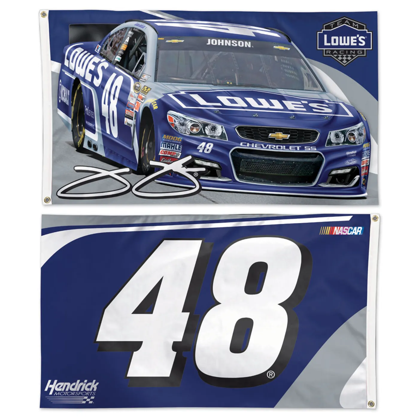 Jimmie Johnson #48 2 Sided 3' x 5'  Flag