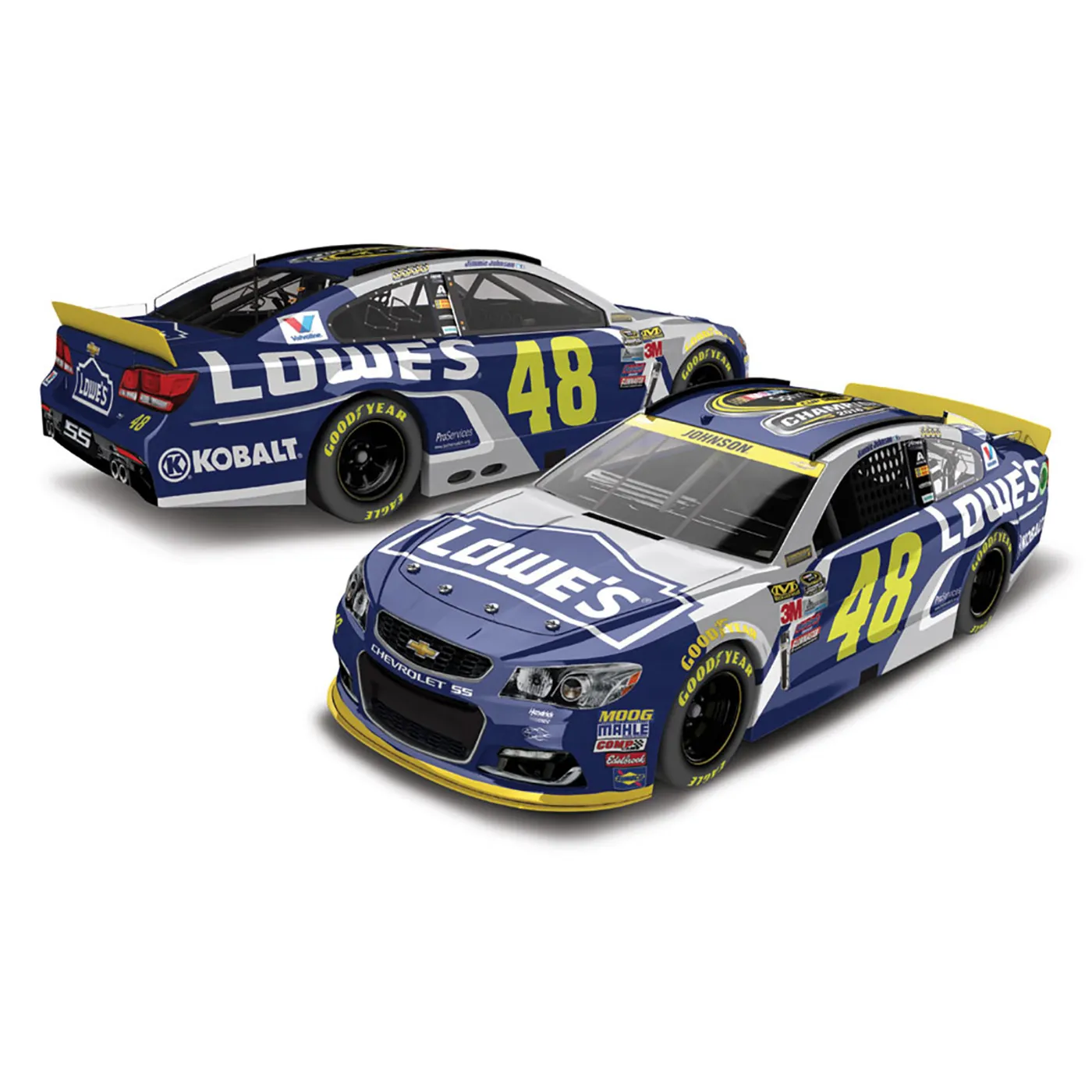 Jimmie Johnson #48 Lowe's 2016 Champ 1:24 Scale NASCAR Sprint Cup Series Die-Cast