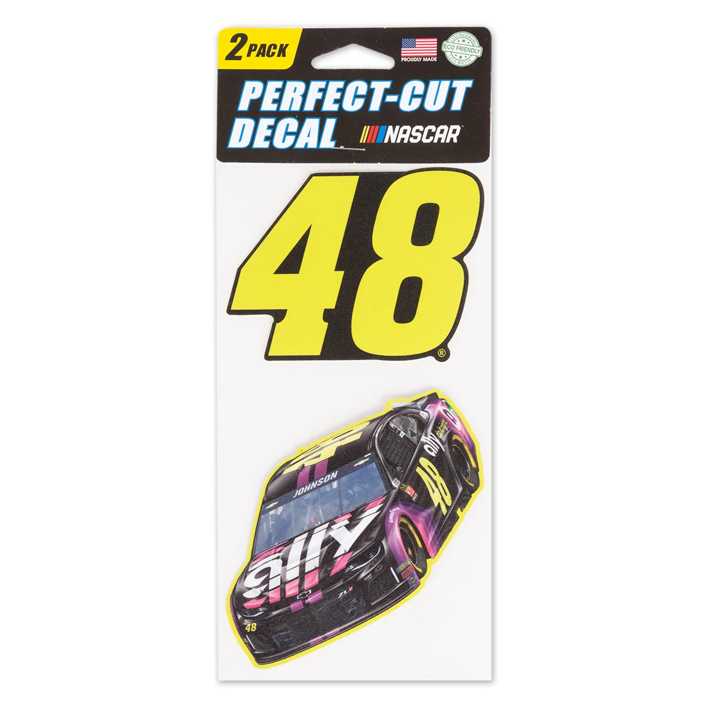 #48 Jimmie Johnson NASCAR 2019 Perfect Cut Decal (Set of Two)