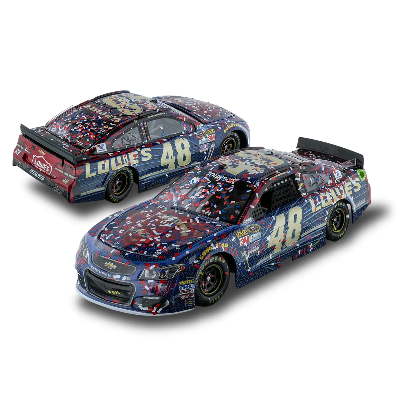 Jimmie Johnson #48 2016 AUTO CLUB 400 Race Win Superman 1:24 Diecast