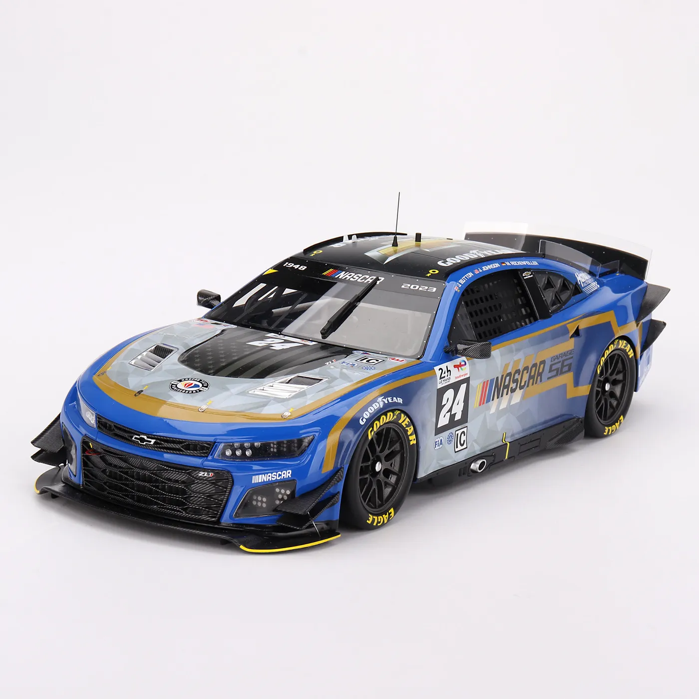 Jimmie Johnson AUTOGRAPHED 1/18 Scale Garage 56 Hendrick Motorsports #24 Chevrolet Camaro ZL1 - 24 Hours of Le Mans - 2023