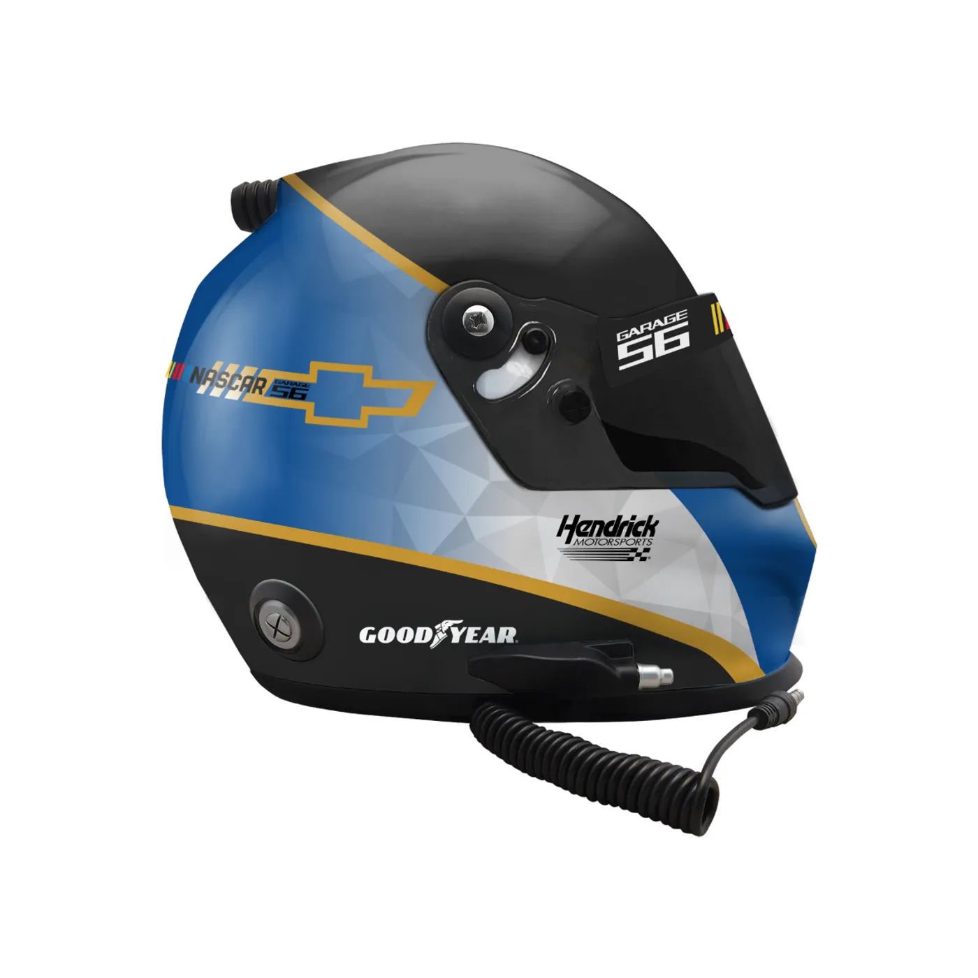 Jimmie Johnson TRIPLE AUTOGRAPHED Garage 56 Fantasy Full Size Replica Helmet