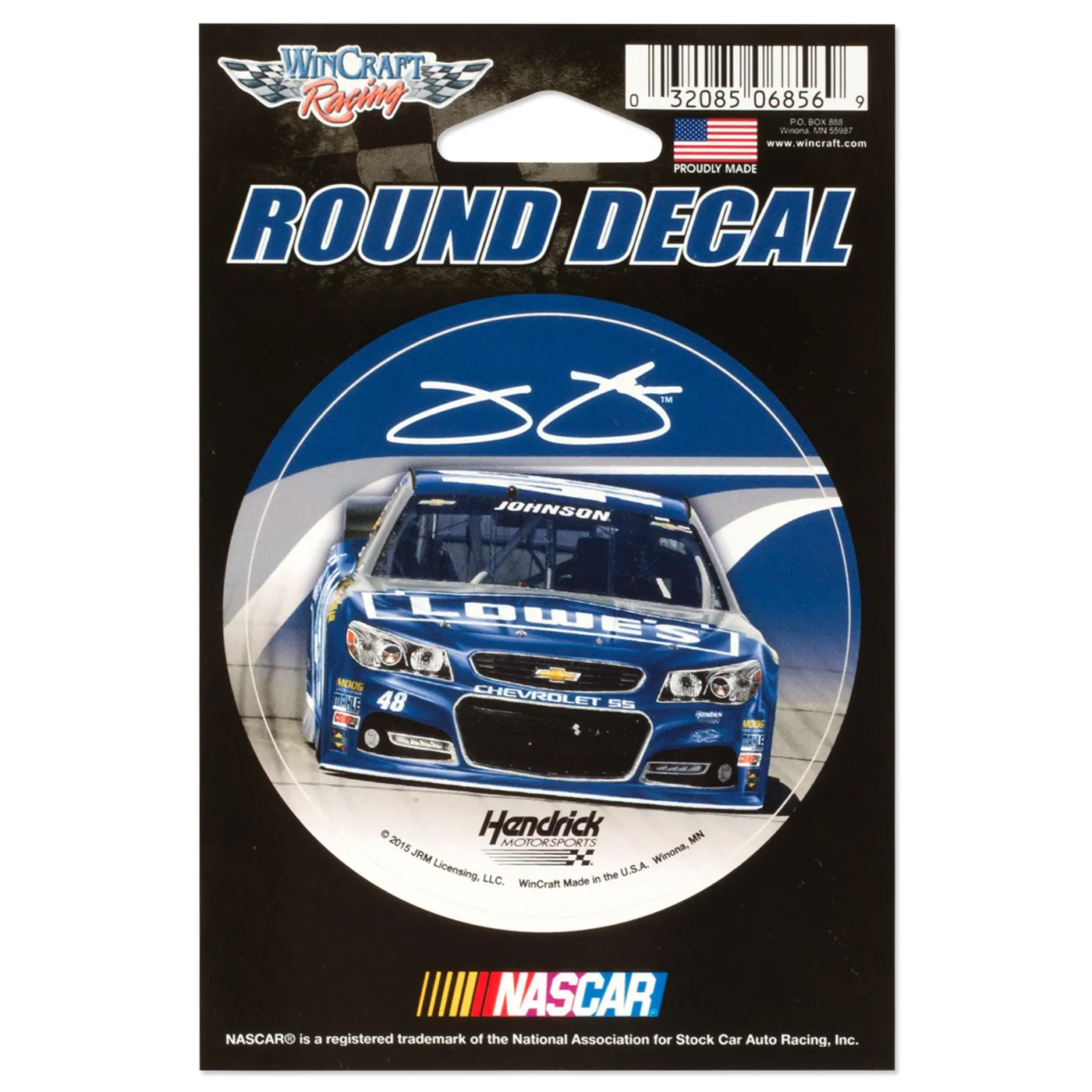 Jimmie Johnson 3" x 3" Decal