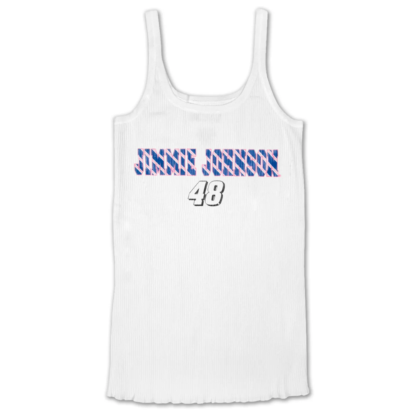 Jimmie Johnson #48 Ladies Honor Roll Rib Knit Tank