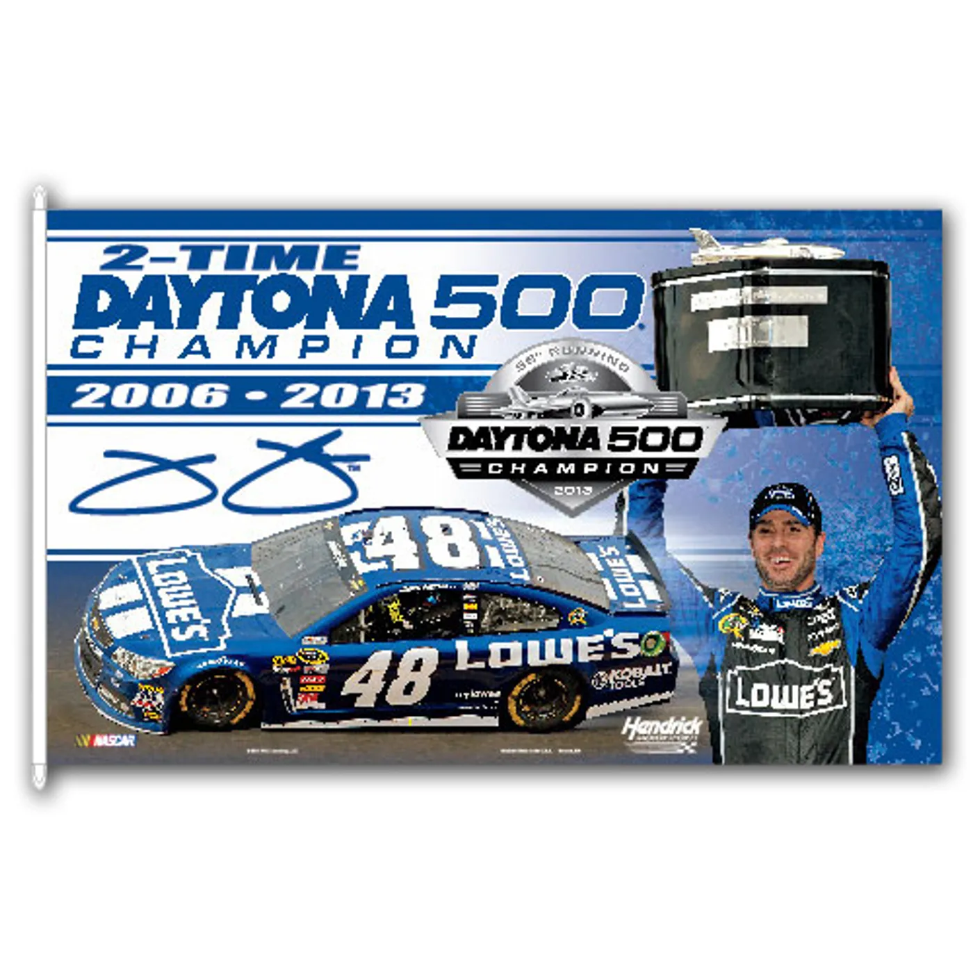 Jimmie Johnson #48 2013 Daytona 500 Champion 3' x 5' Flag