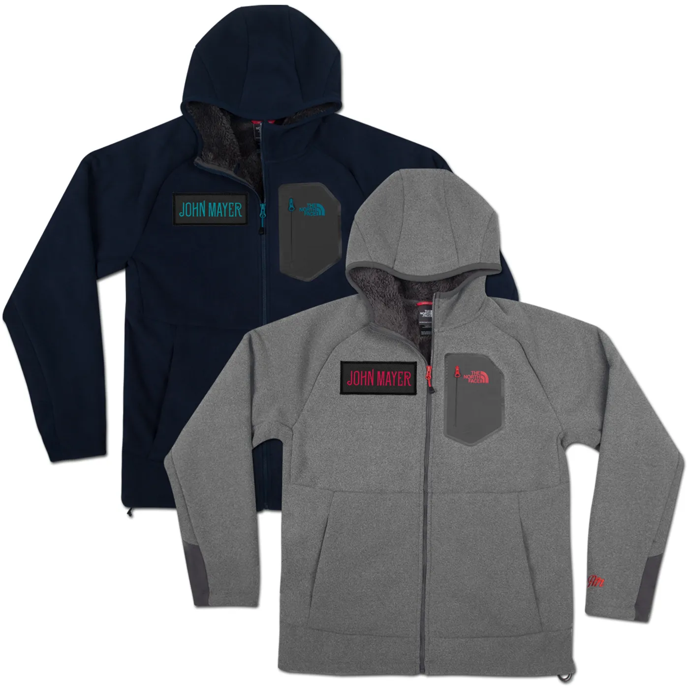 John Mayer The North Face - Couloir Full Zip Hoodie with JM logo