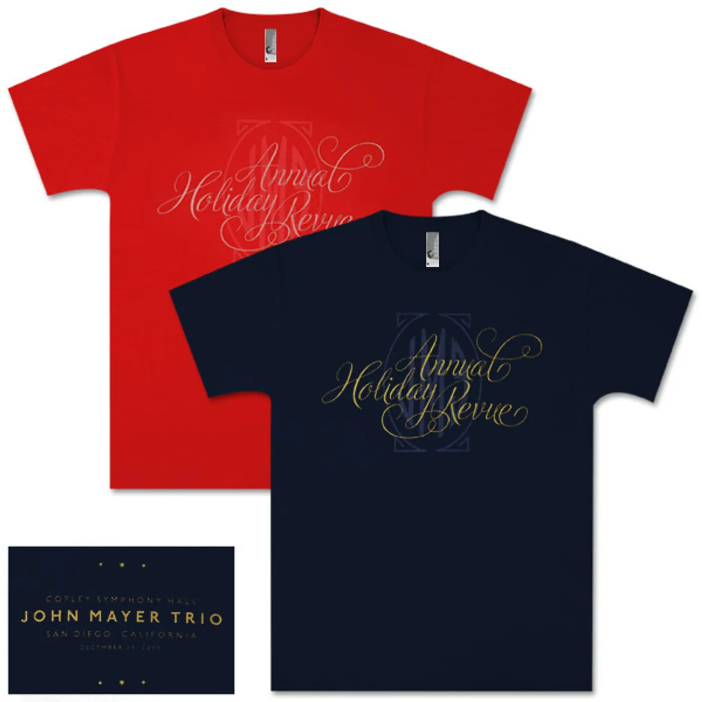 12/29/09 Annual Holiday Blues Revue Unisex John Mayer T-Shirt