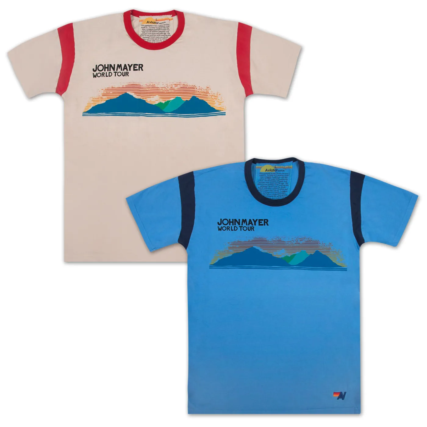 John Mayer JM x Aviator Nation Rugby T-shirt