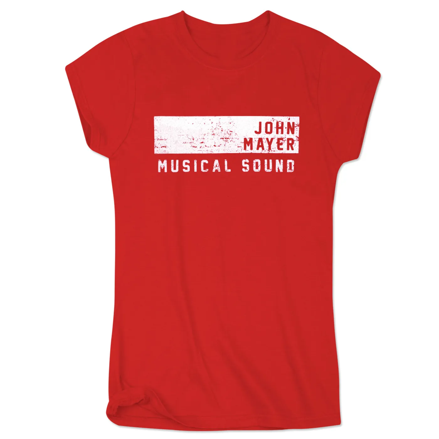 John Mayer Womens Musical Sound Athletic T-Shirt