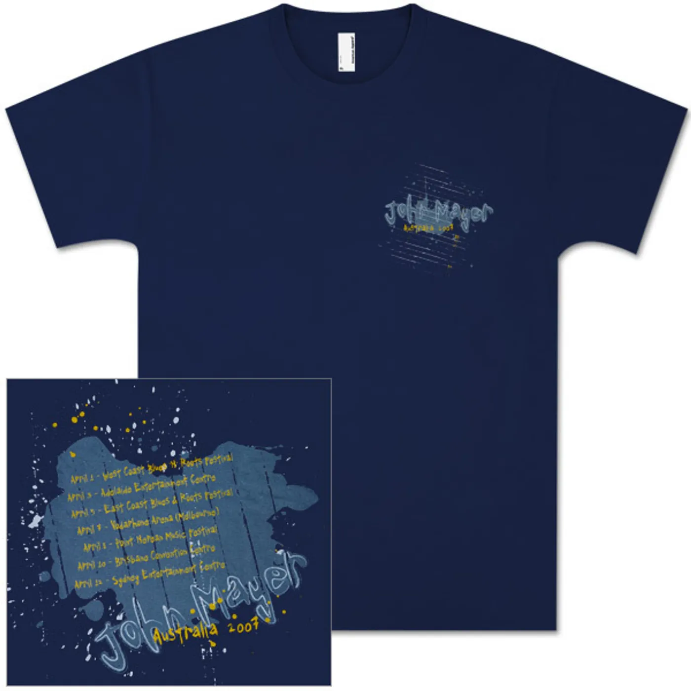 John Mayer - Australia 2007 Tour T-Shirt