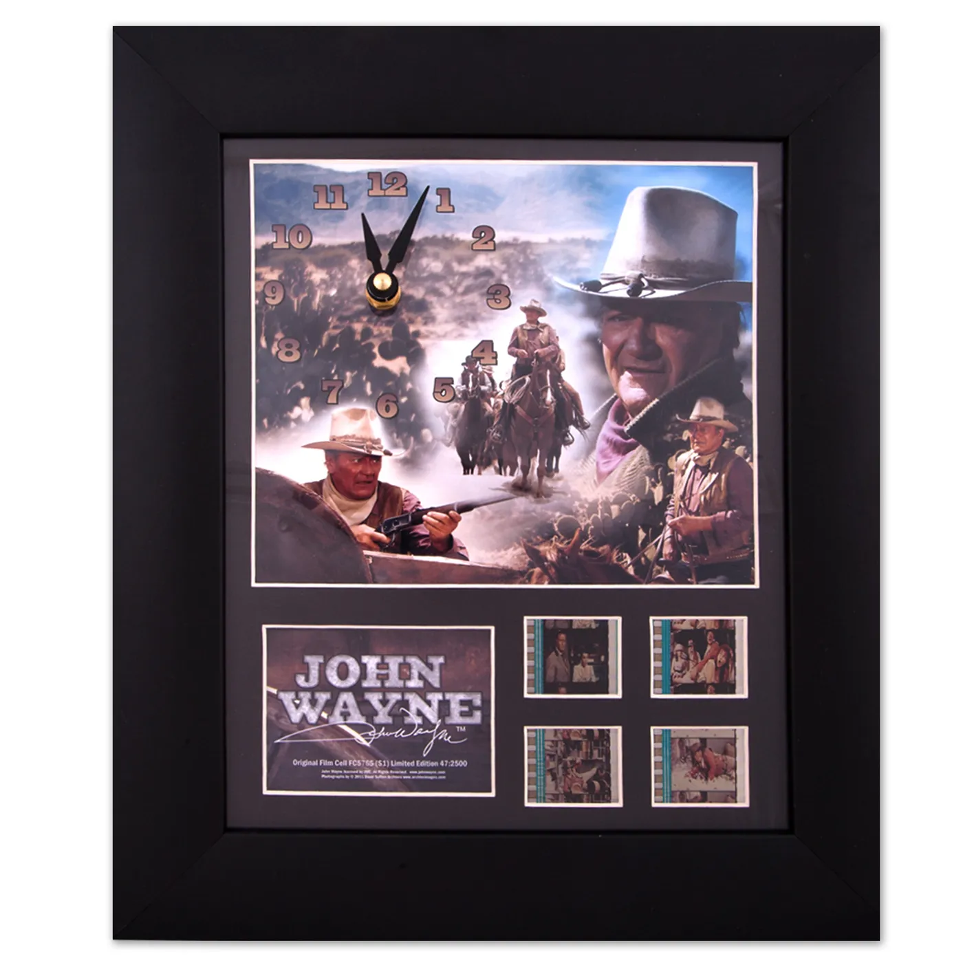 John Wayne Film Cell Clock - Series One