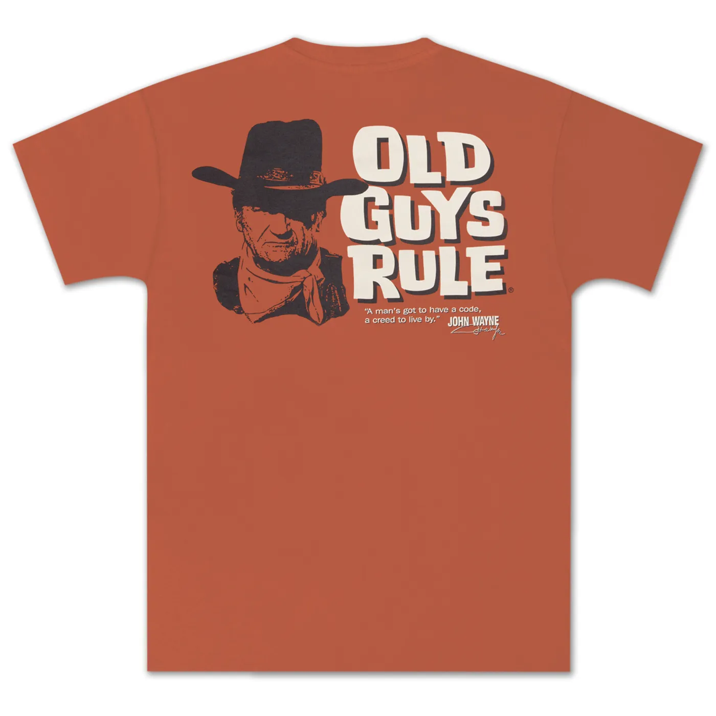 John Wayne Old Guys Rule "Code" Unisex T-shirt