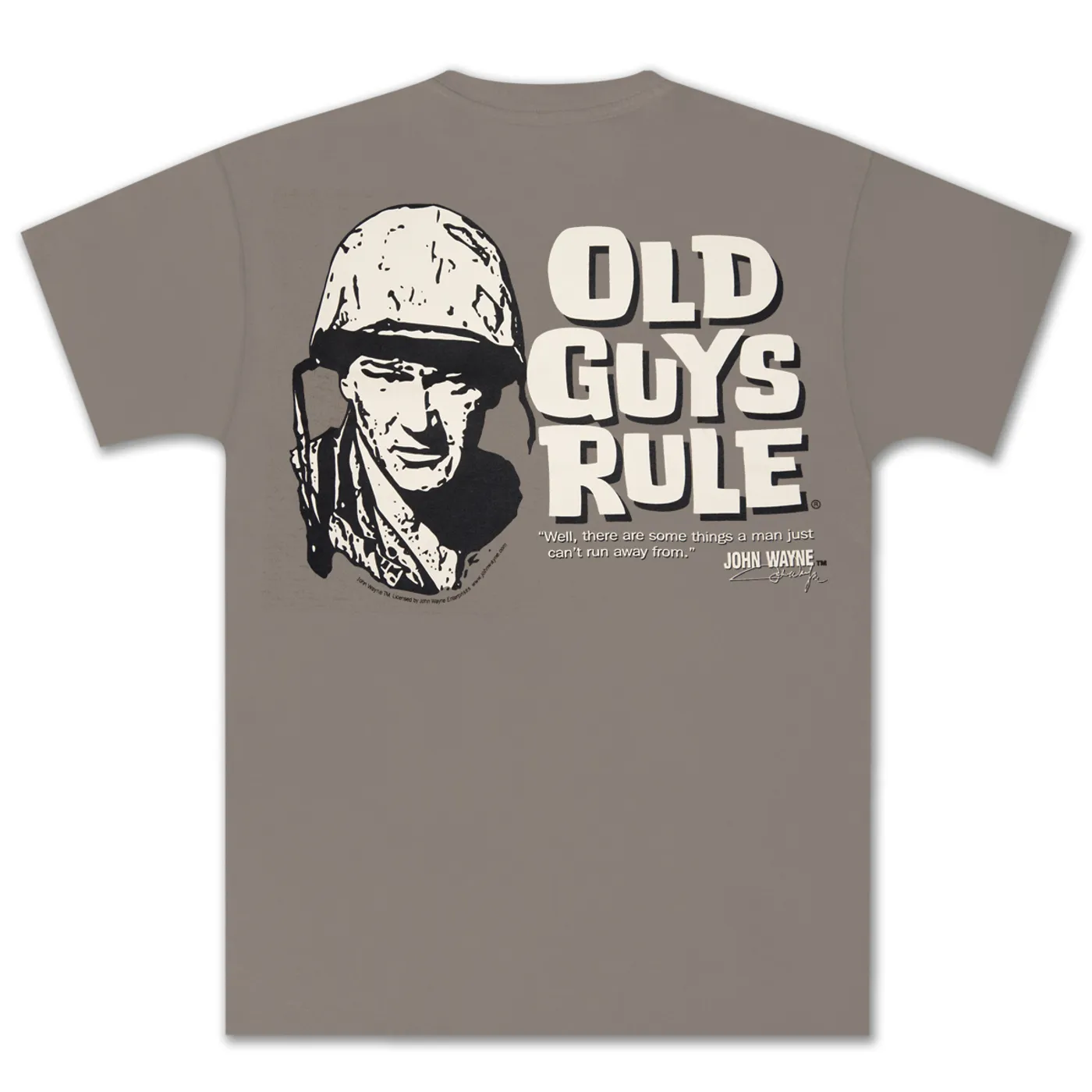 John Wayne Old Guys Rule "Can't Run" Unisex T-shirt