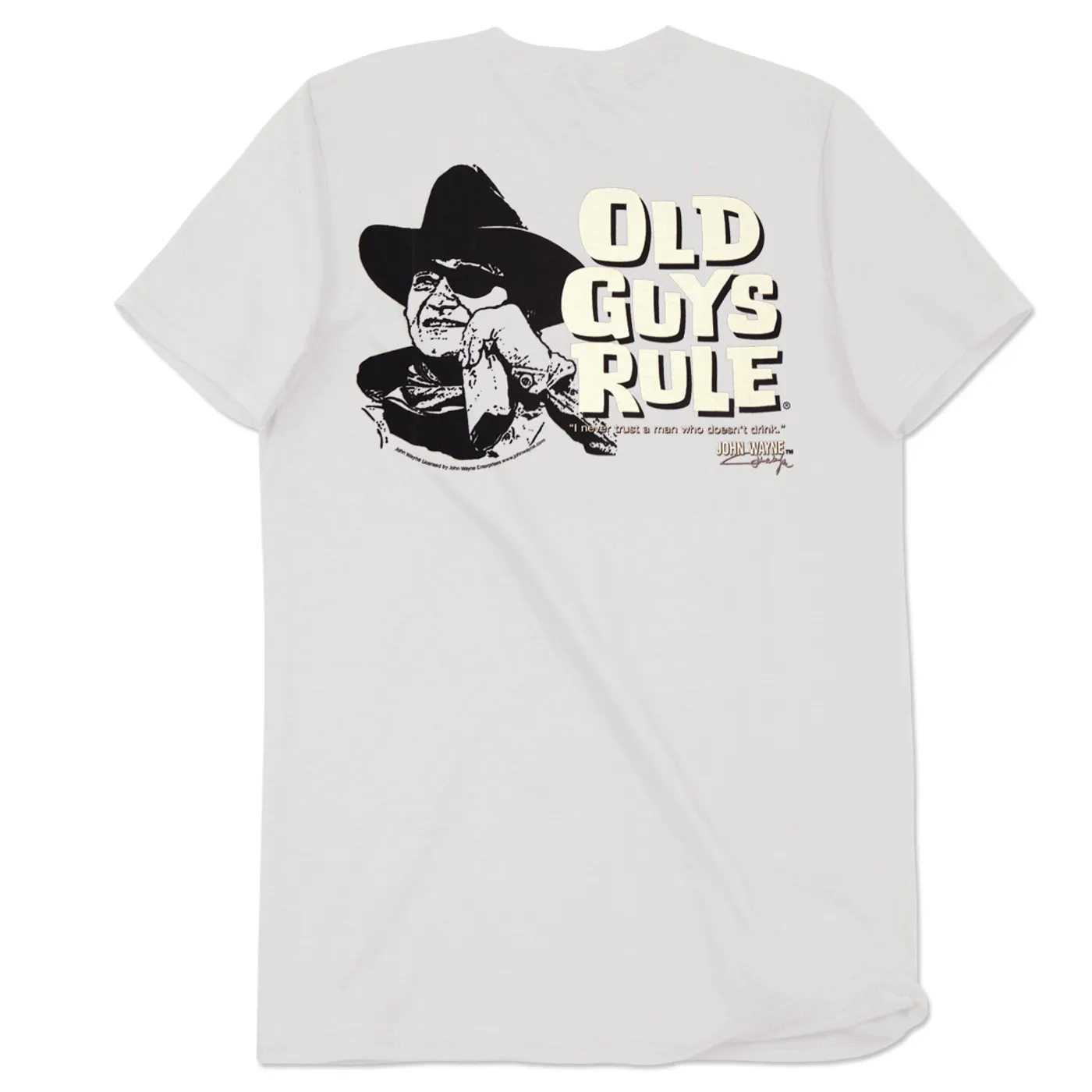 John Wayne Old Guys Rule "Trust A Man" T-shirt