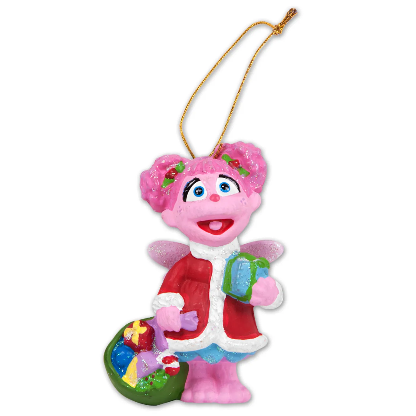 Sesame Street Abby Santa Ornament