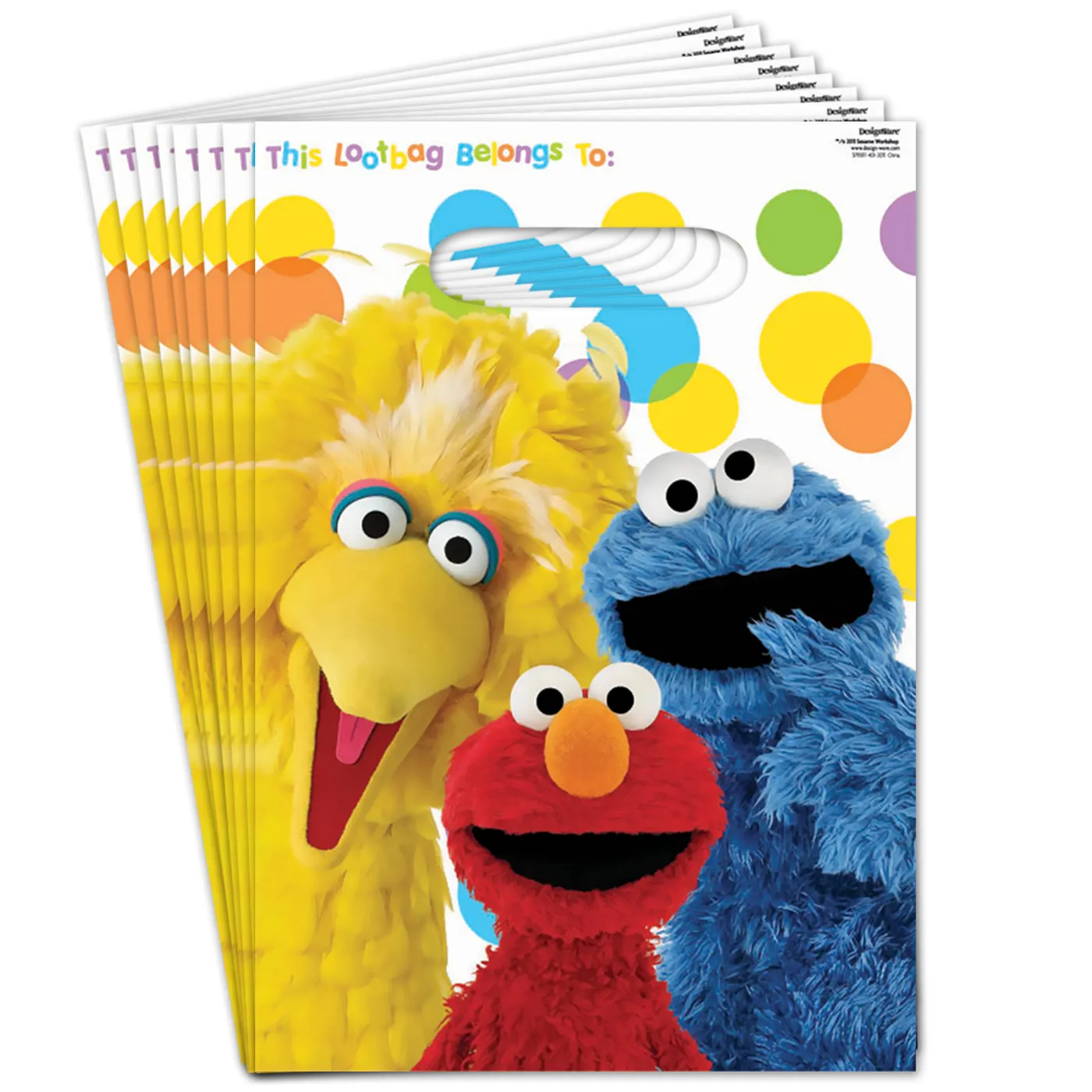 Sesame Street Elmos Party Loot Bags