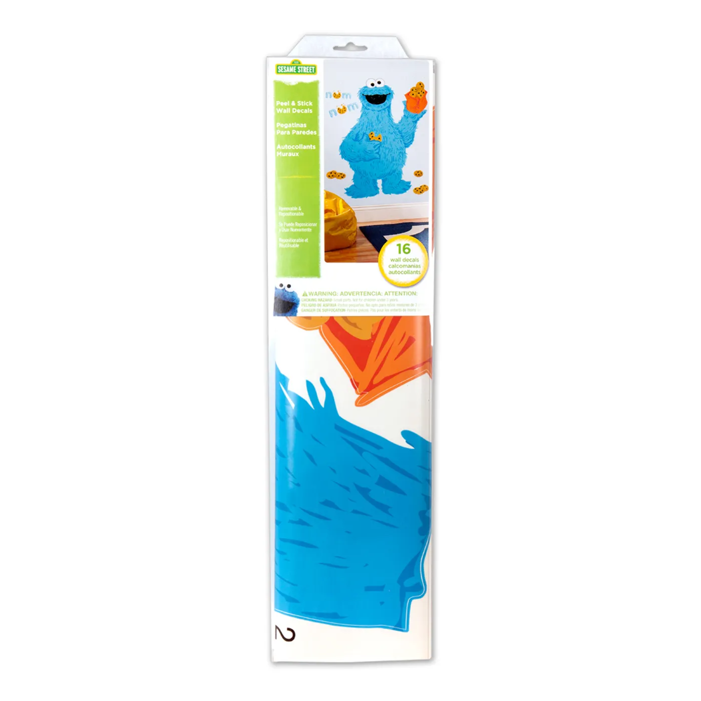 Sesame Street C is for Cookie Monster Giant Wall Decals