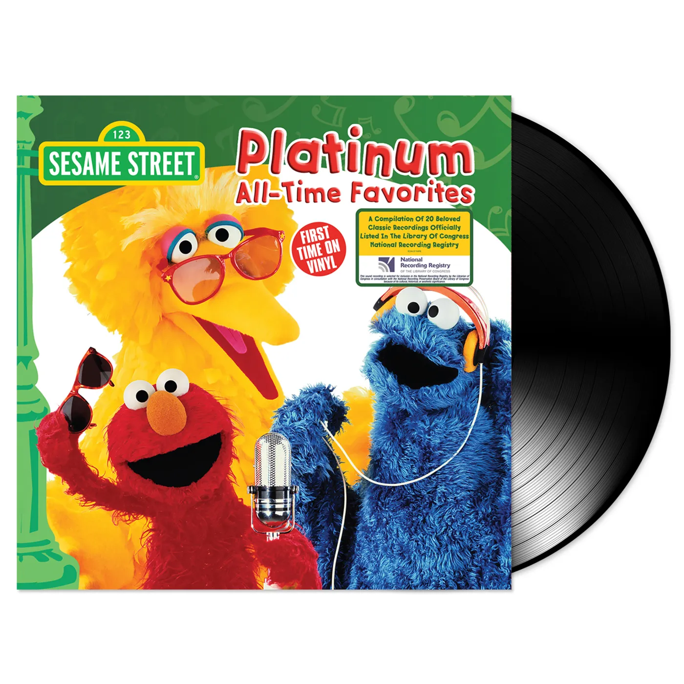 Sesame Street: Platinum All Time Favorites Yellow Vinyl LP