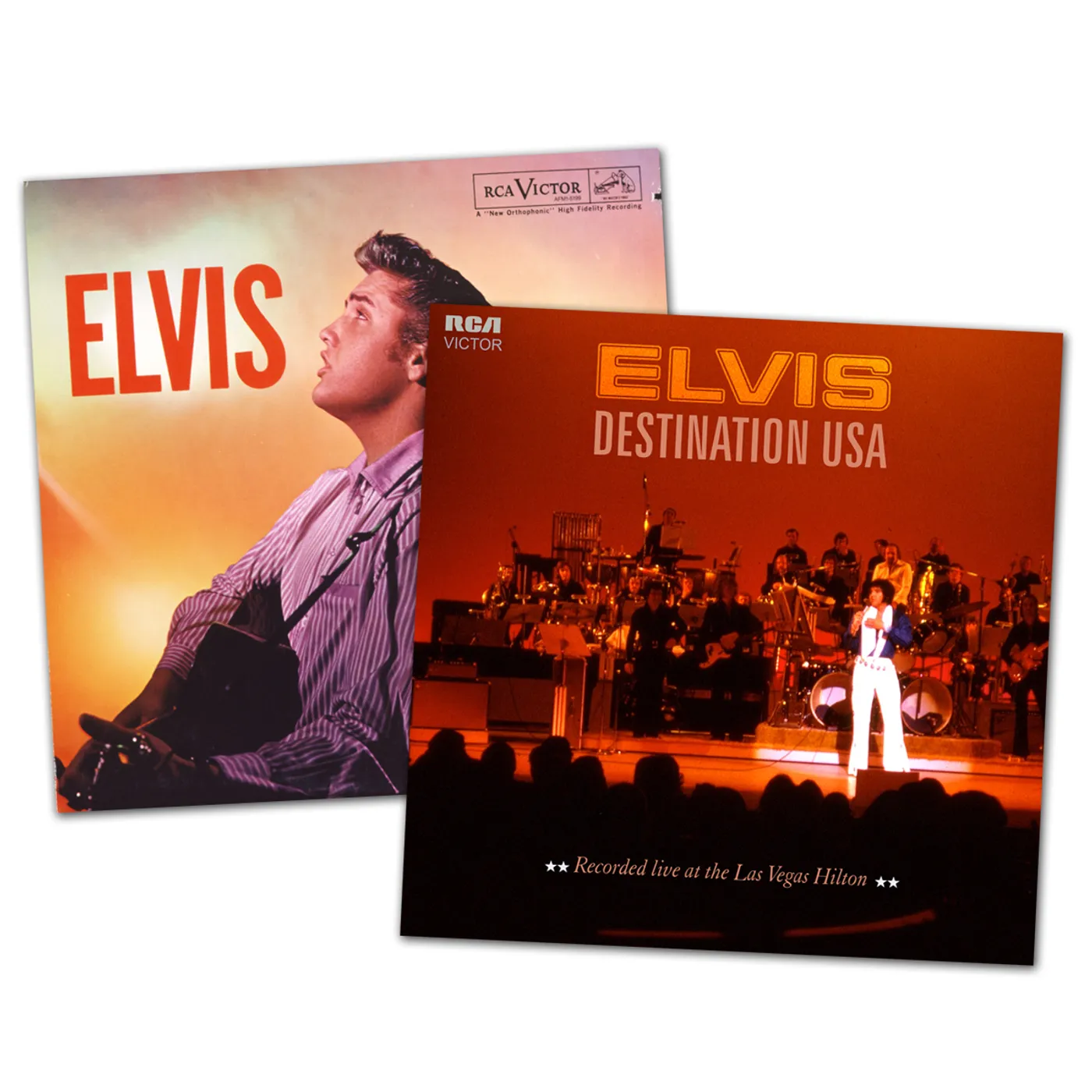 Elvis Presley Destination USA and ELVIS FTD CD Bundle