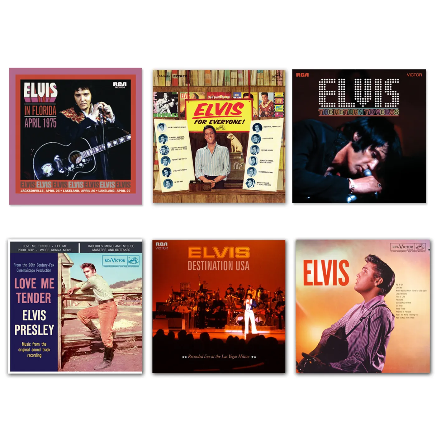 Elvis Presley 2014 Bundle of 6 FTD CD Releases