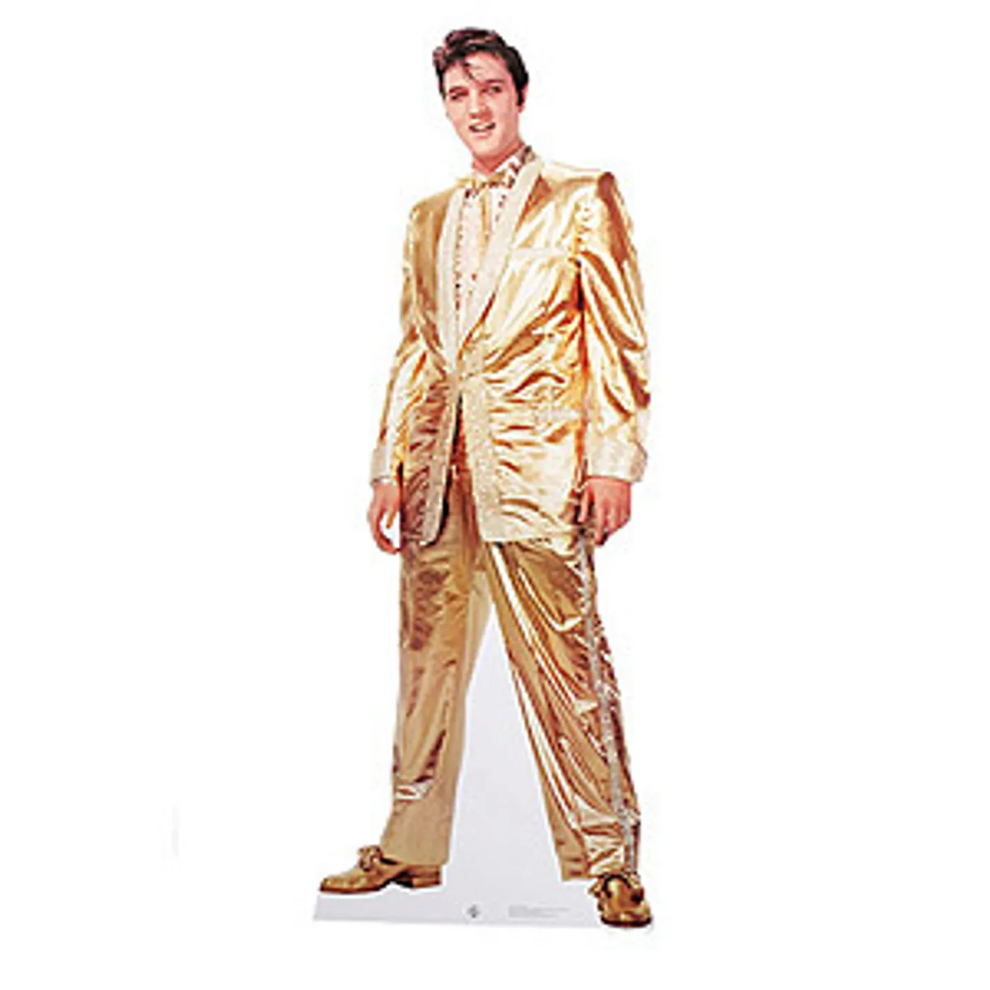 Elvis Presley in Gold Talking Lifesize Stand-up