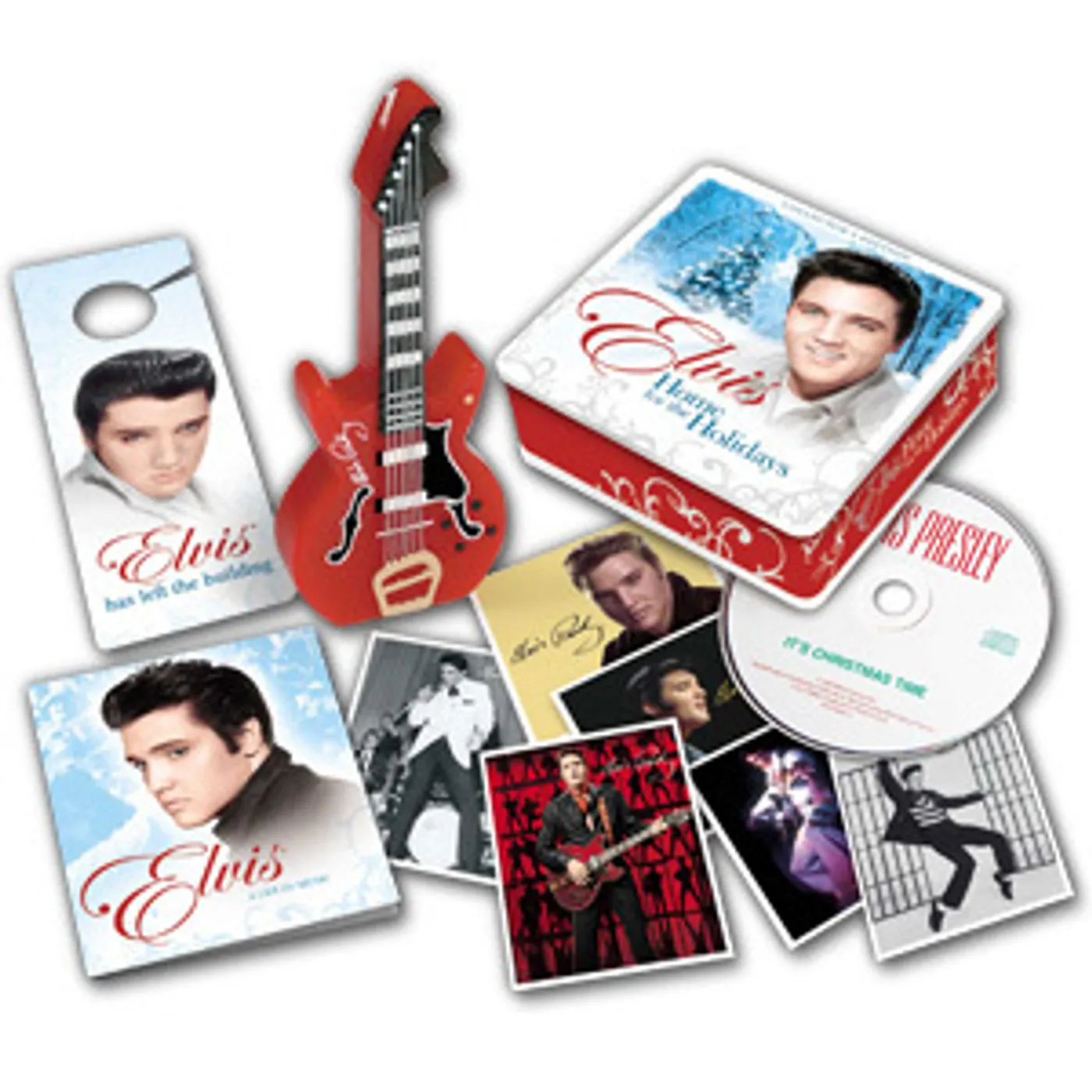 Elvis Presley Home For The Holidays Christmas Tin