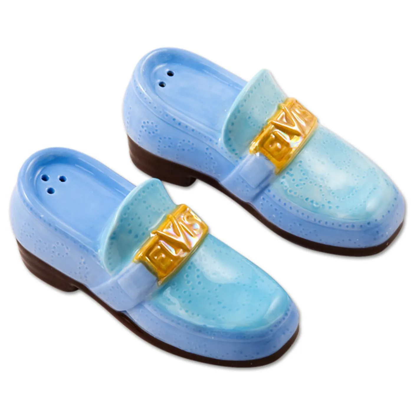 Elvis Presley Blue Suede Shoes Salt & Pepper Set