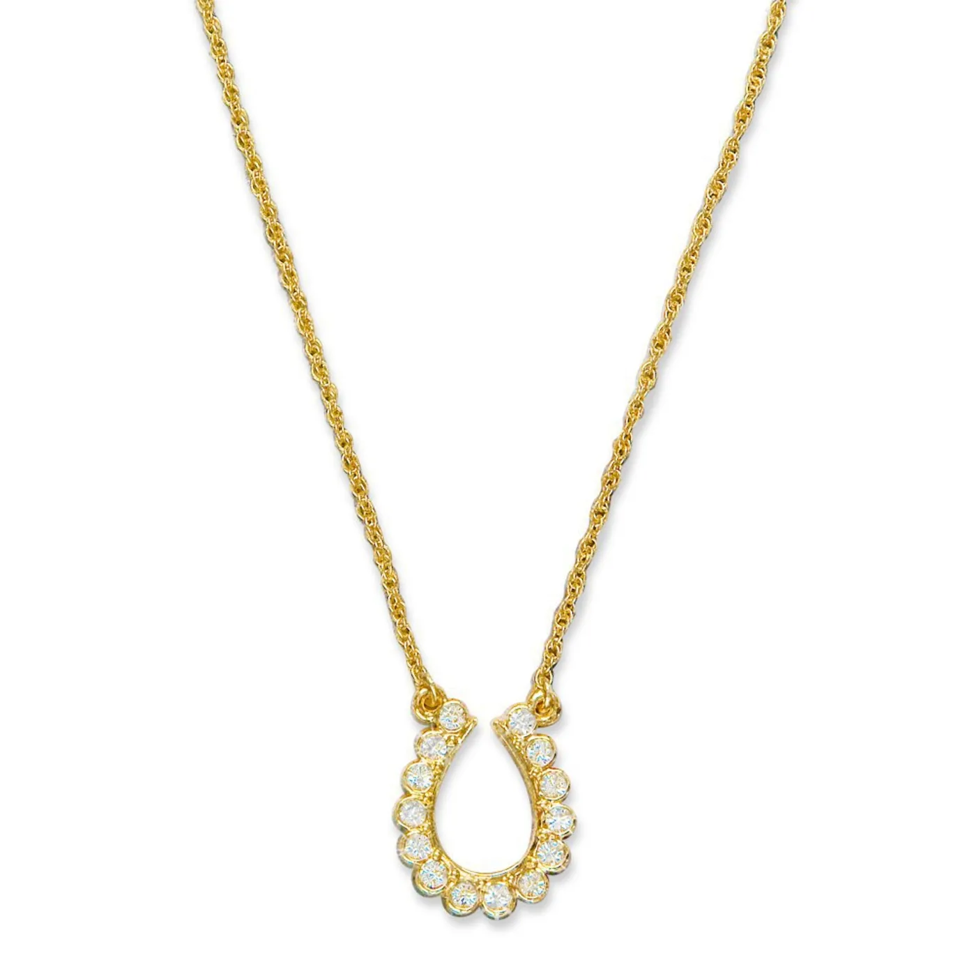 Elvis Presley 18kt Gold Plated Horseshoe Necklace