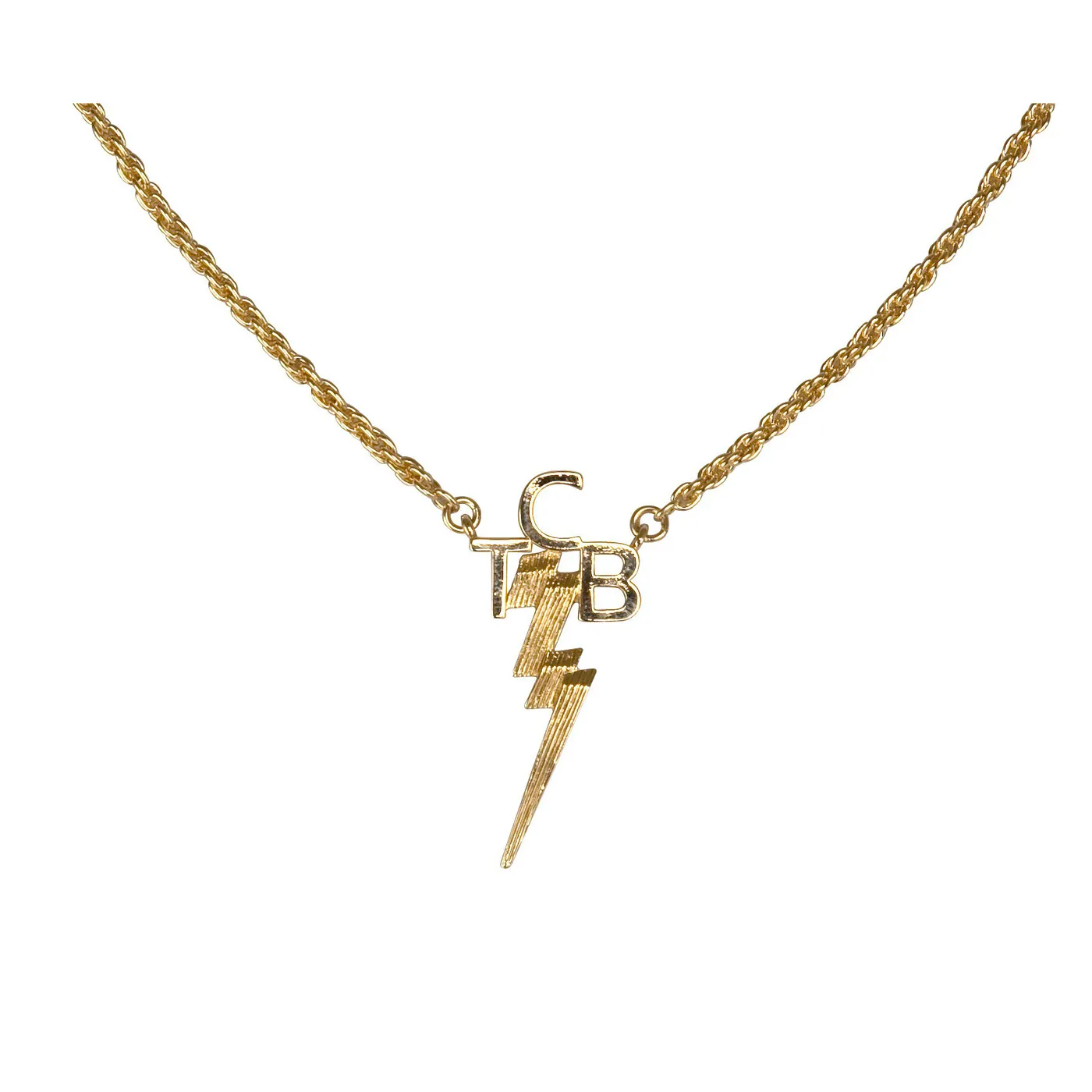 Elvis Presley - TCB 18 kt Gold Plated Necklace