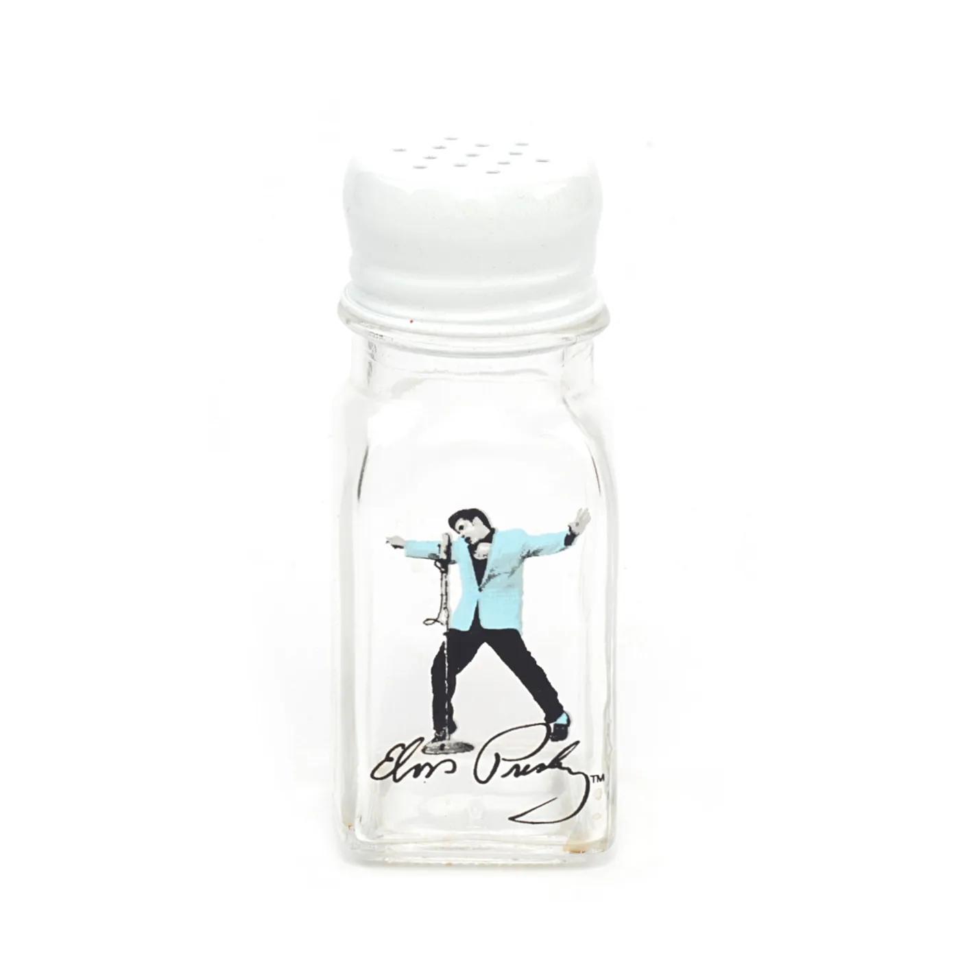 Elvis Presley Blue Suede Shoes Ceramic Salt & Pepper Set
