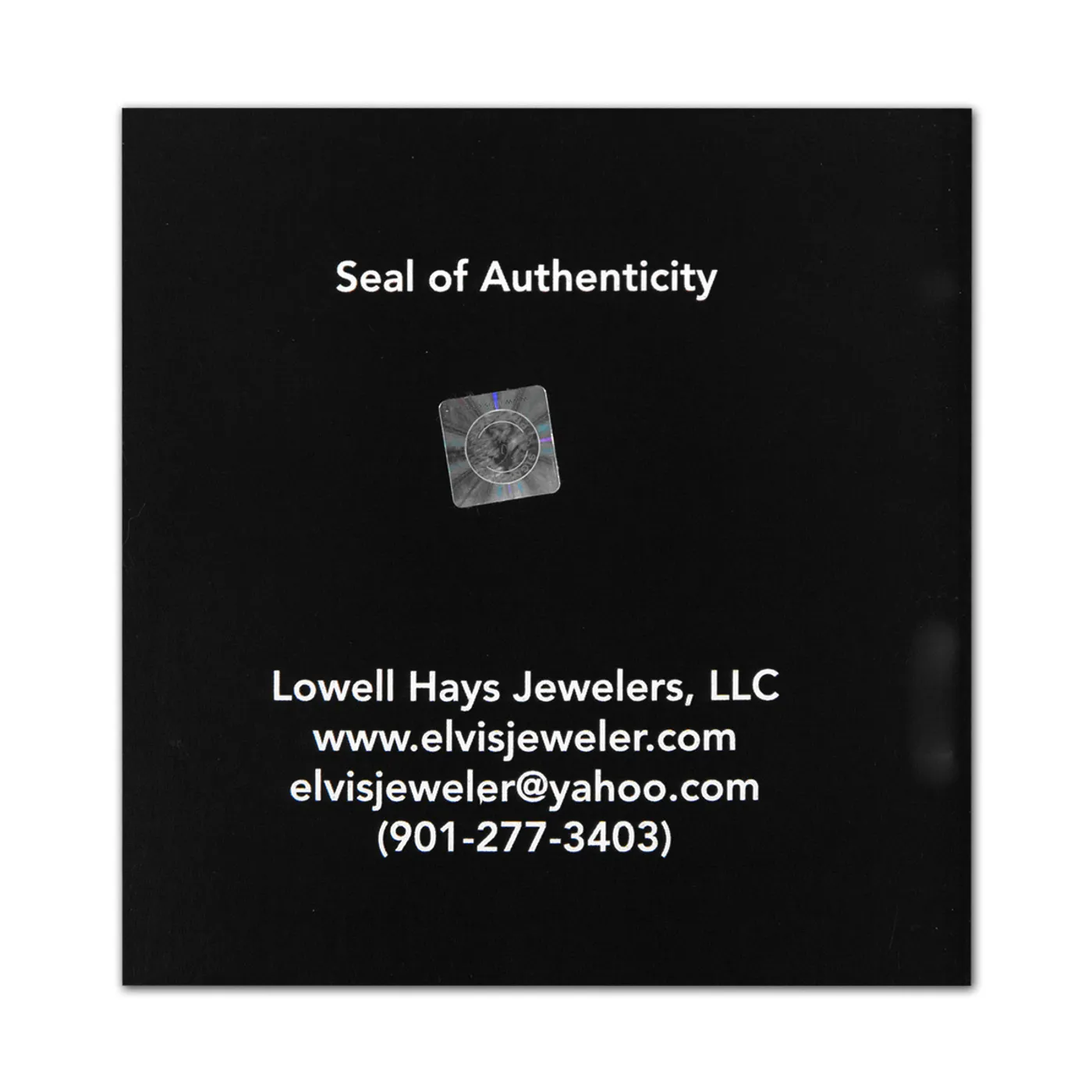 Elvis Presley Script 18K Yellow Gold Plated Necklace w/ Swarovski Crystals