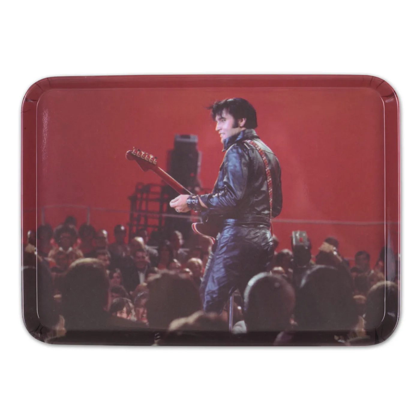 Elvis Presley 68 Comeback In Leather Tray