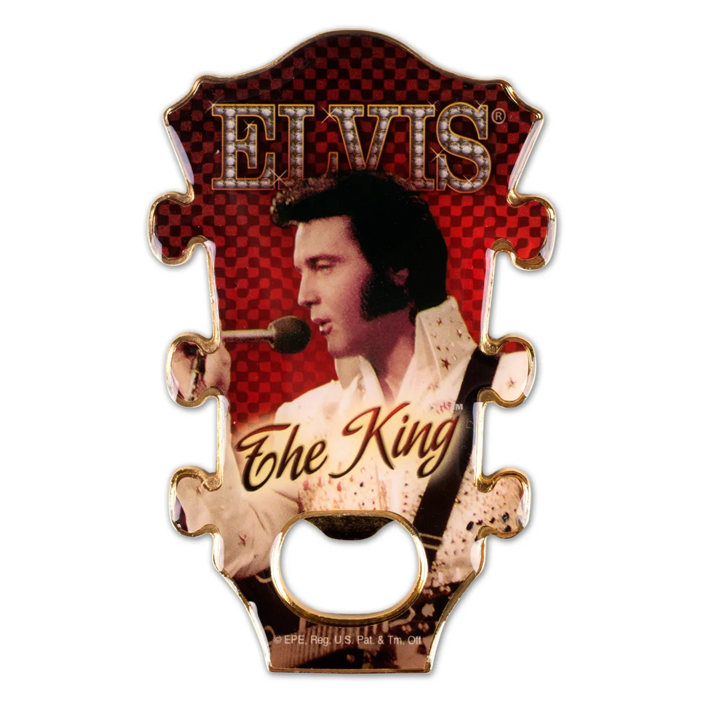 Elvis Presley - The King Bottle Opener/Magnet