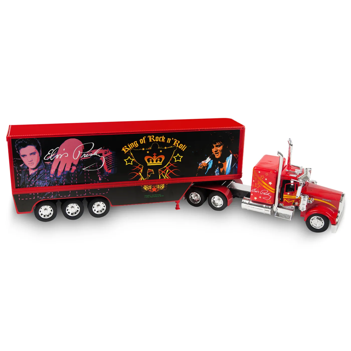 Elvis Presley King of Rock 1:32 Die Cast Semi