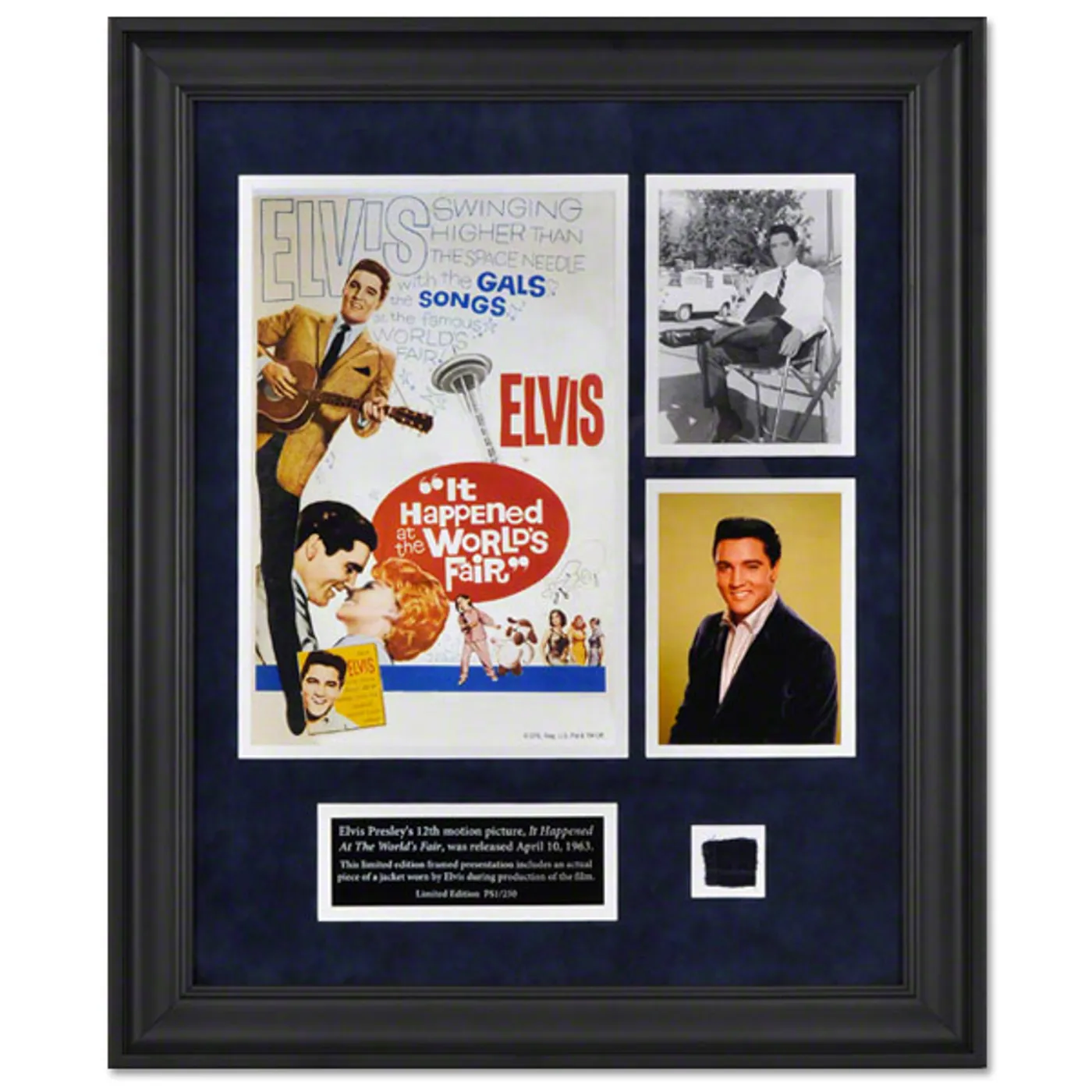 Elvis Presley "It Happened At The World's Fair" Framed Presentation