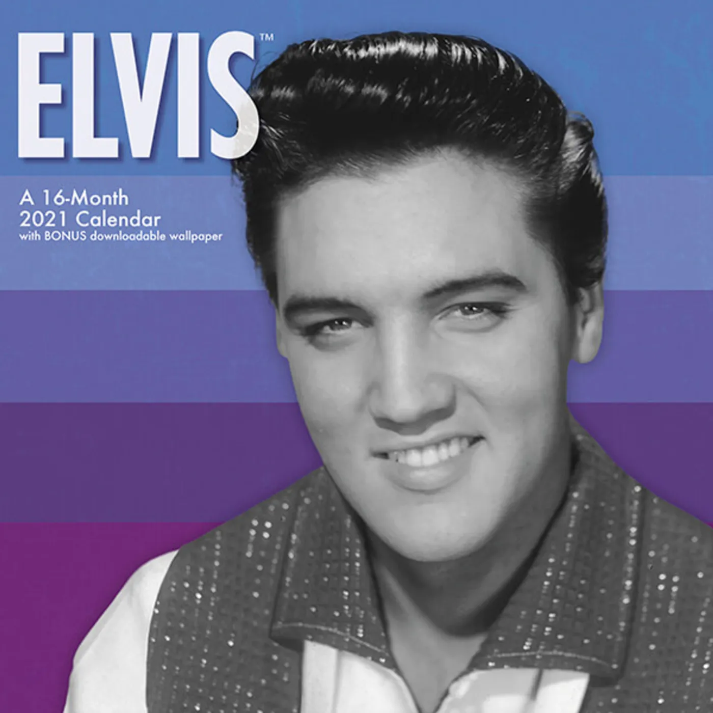 Elvis Presley 2021 16 Month Wall Calendar