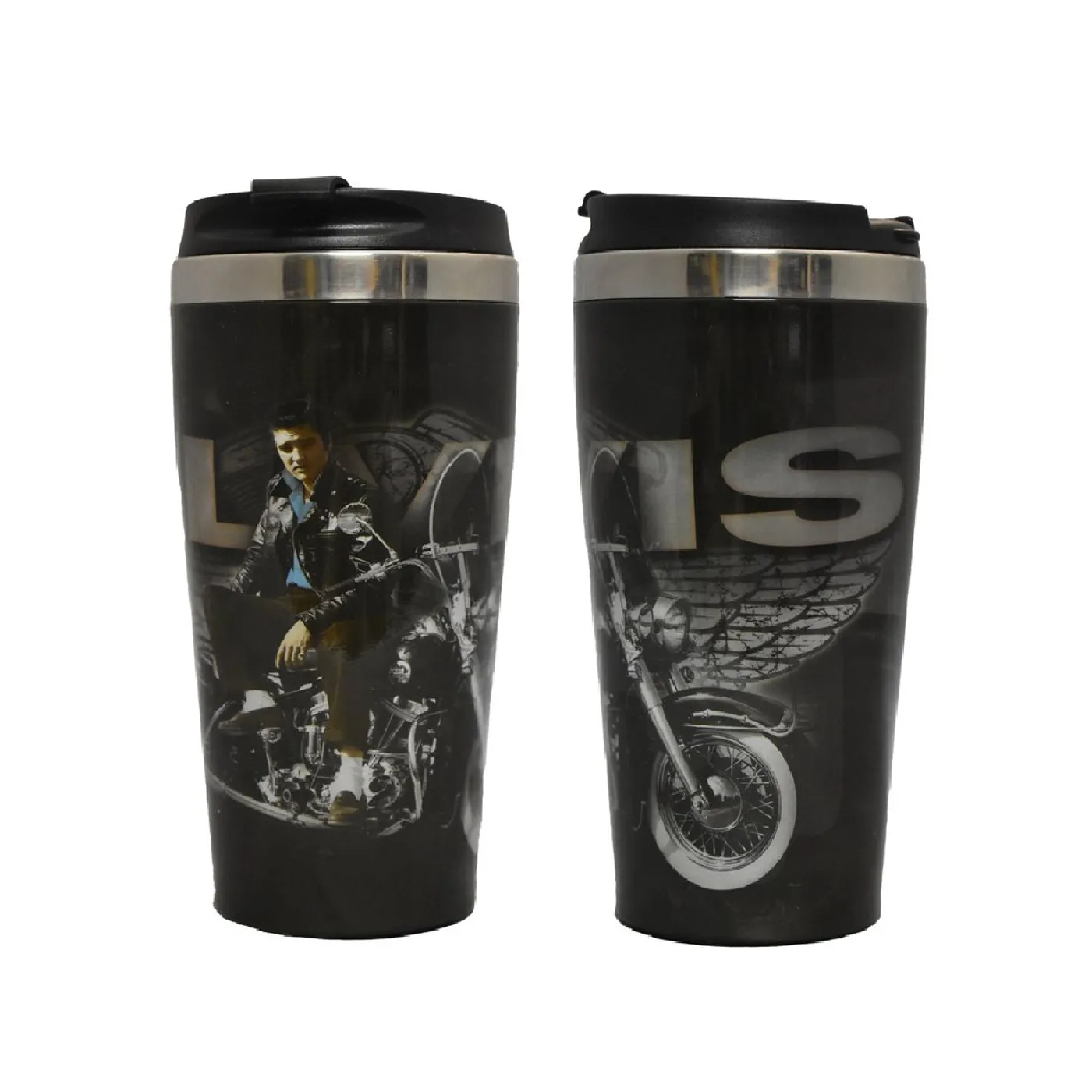 Elvis Presley Motorcycle Travel Mug