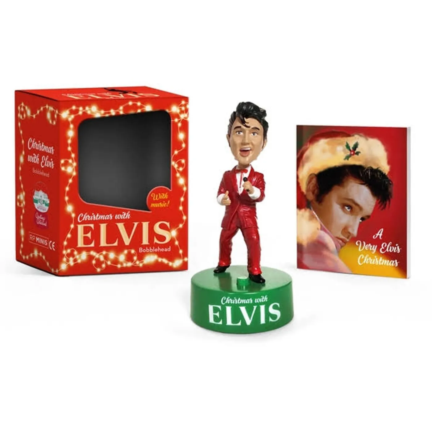 Christmas with Elvis Presley Bobblehead: with MUSIC!