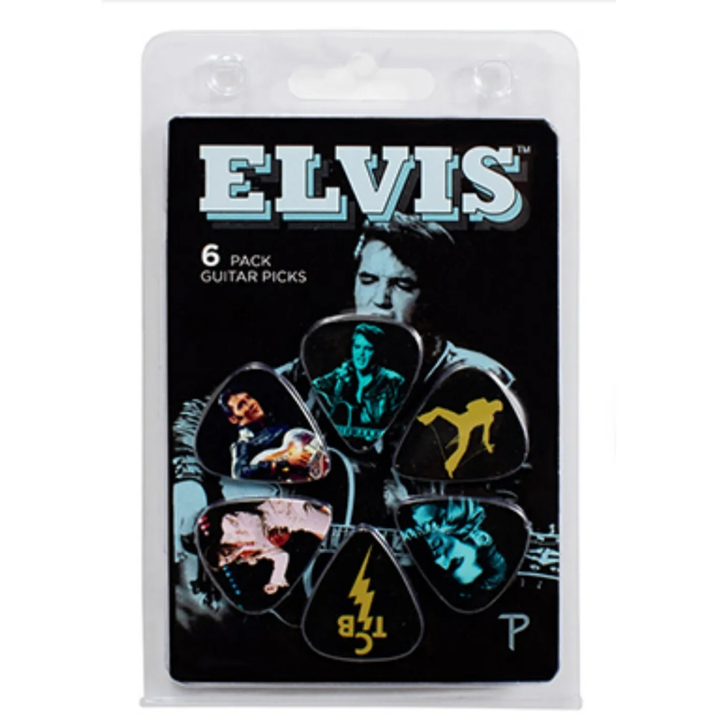 Elvis Presley Guitar Pick 6 Pack