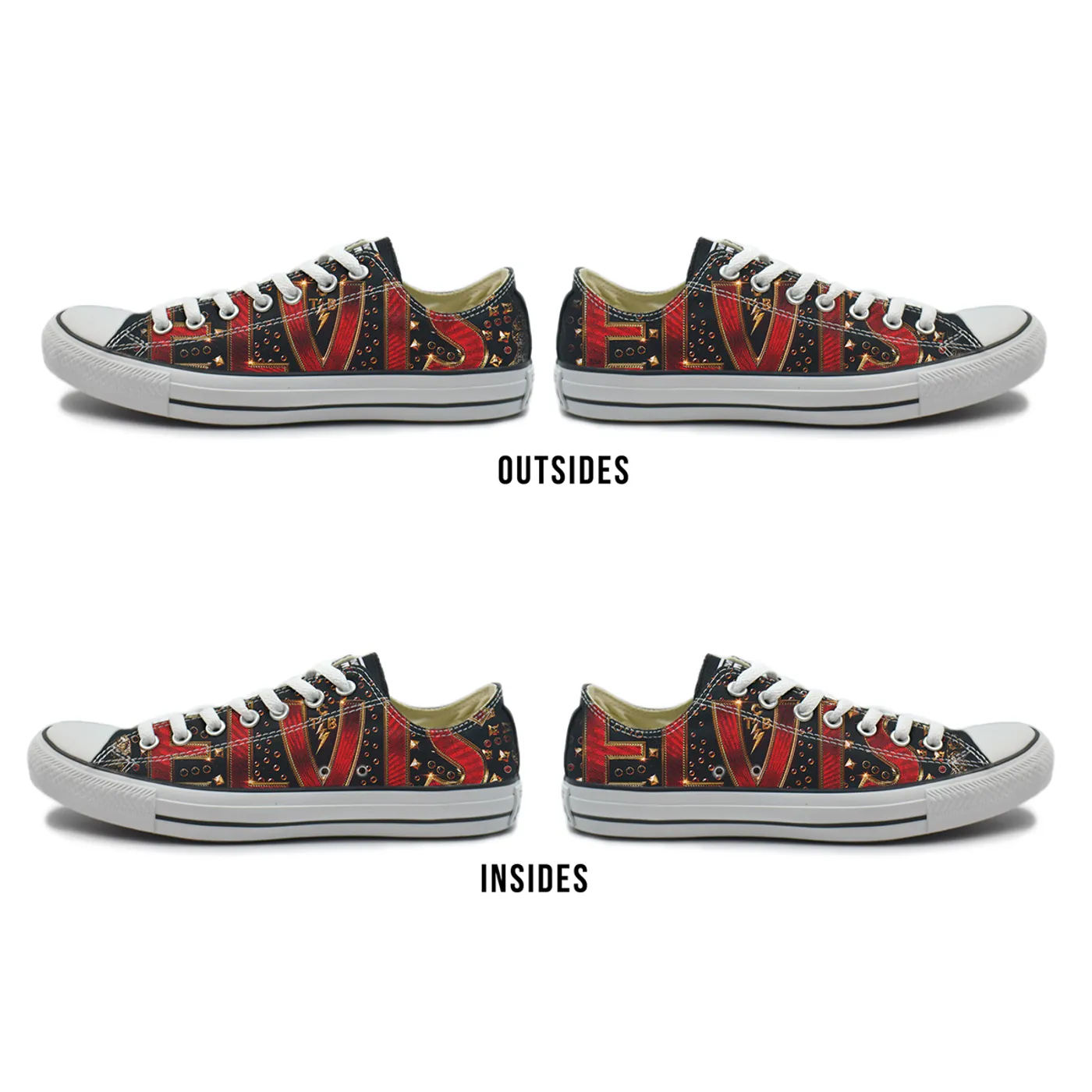 Elvis Presley Movie Converse All-Star Low Top Sneakers
