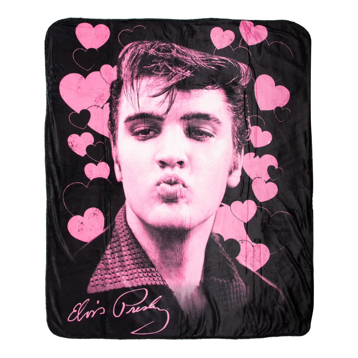 Elvis Presley Smooches 50" x 60" Sherpa Throw Blanket
