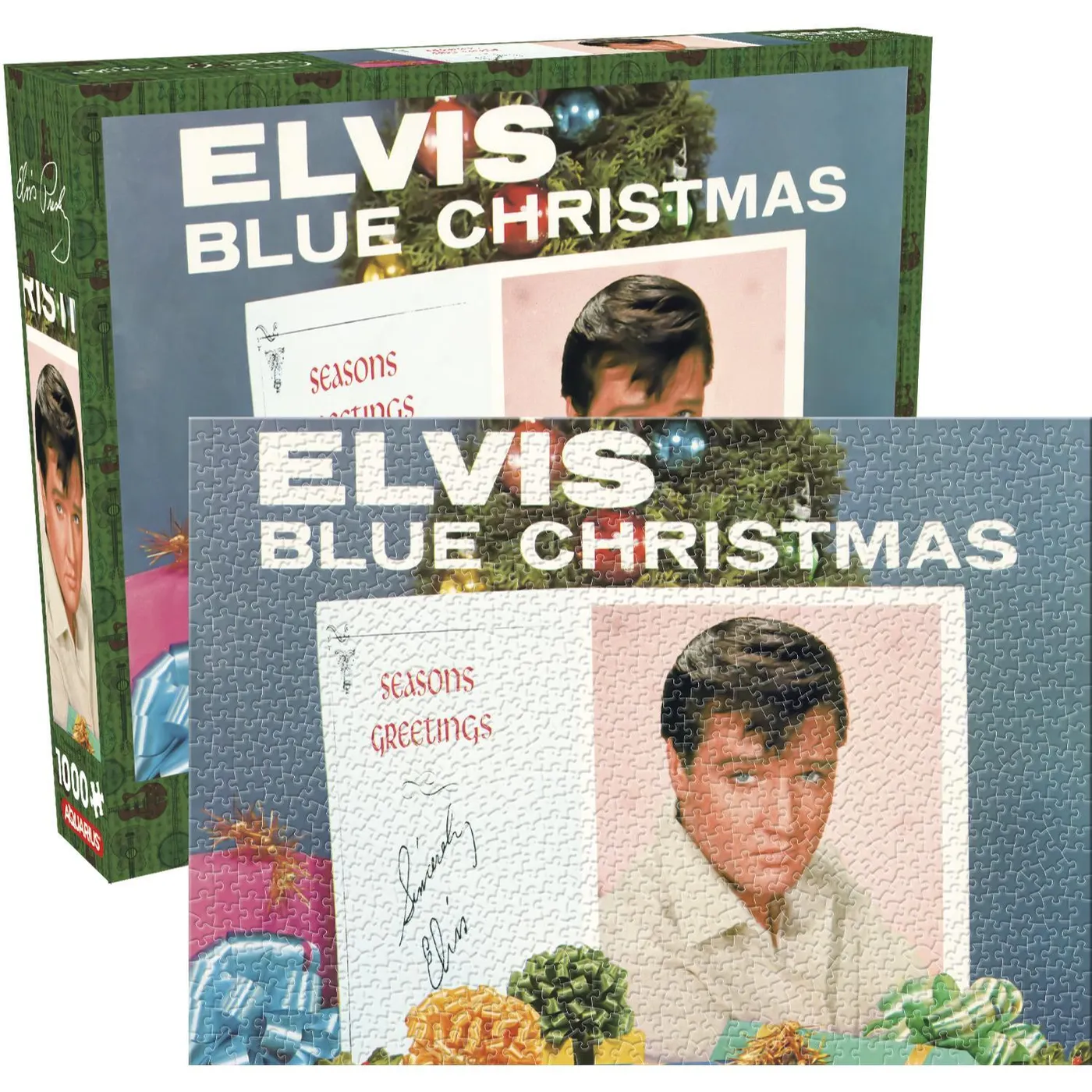 Elvis Presley Blue Christmas 1000 Piece Puzzle