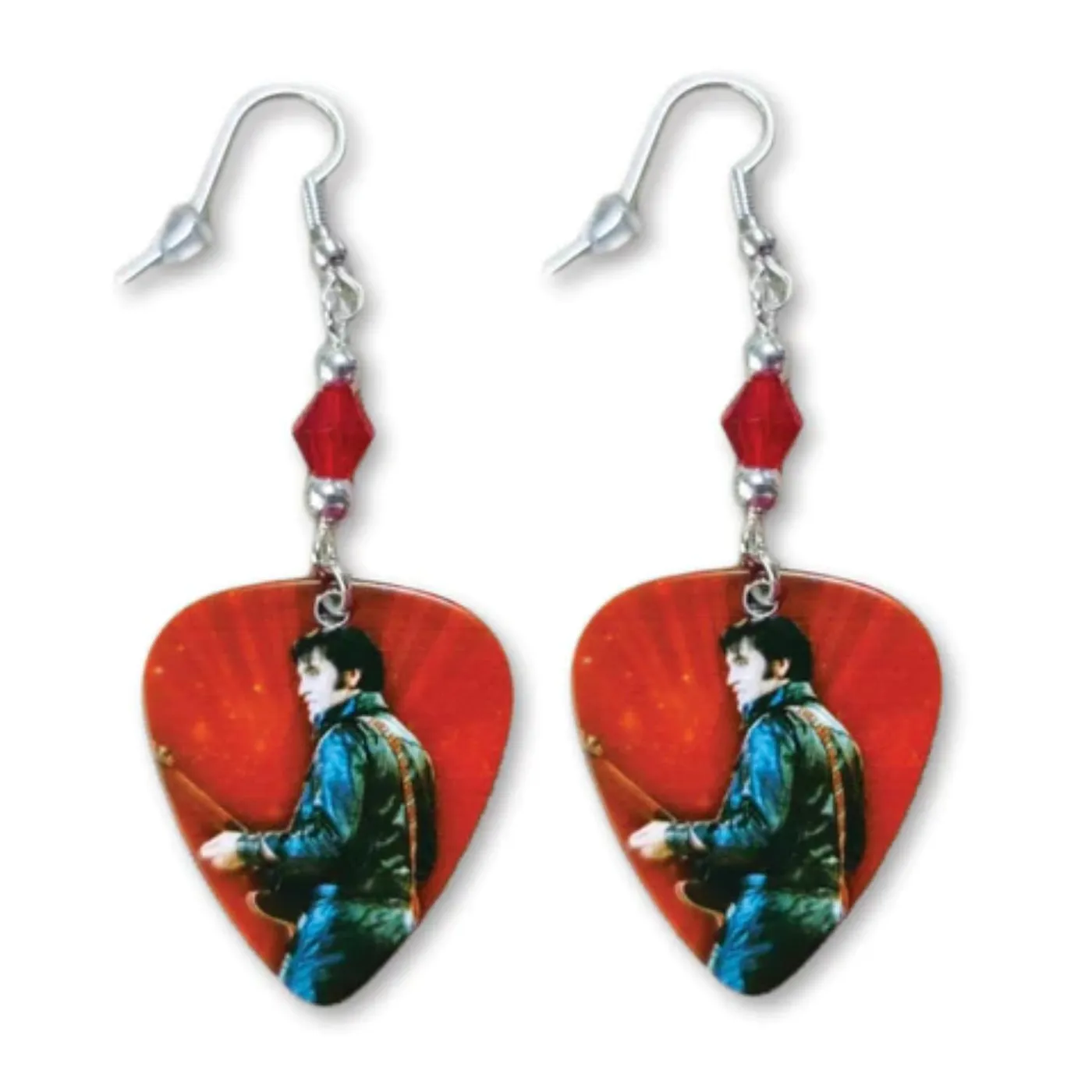 Elvis Presley '68 Guitar Pick Earrings