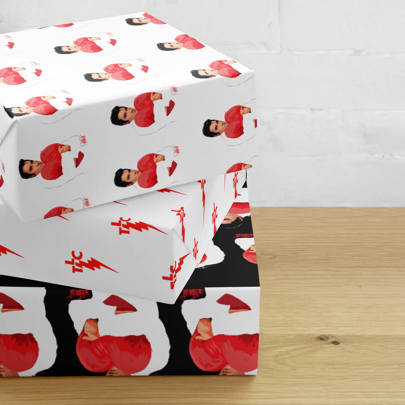 Love, Elvis Presley Wrapping Paper Sheets Set of 3