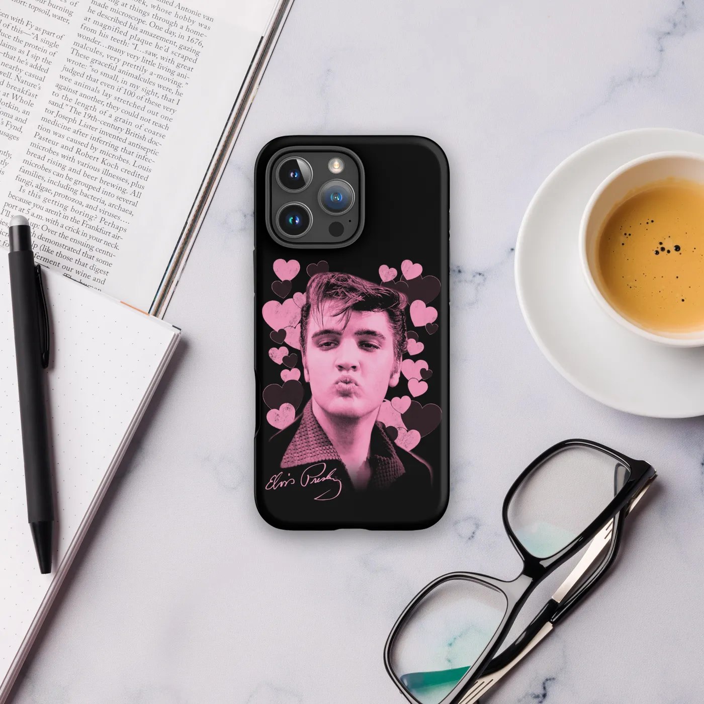 Elvis Presley Smooches iPhone Case