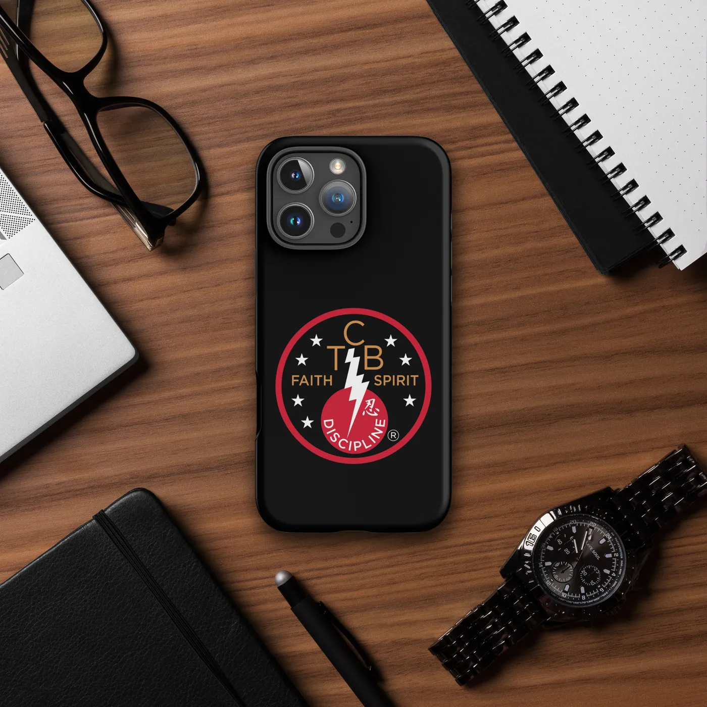Elvis Presley TCB Faith Spirit Discipline iPhone Case