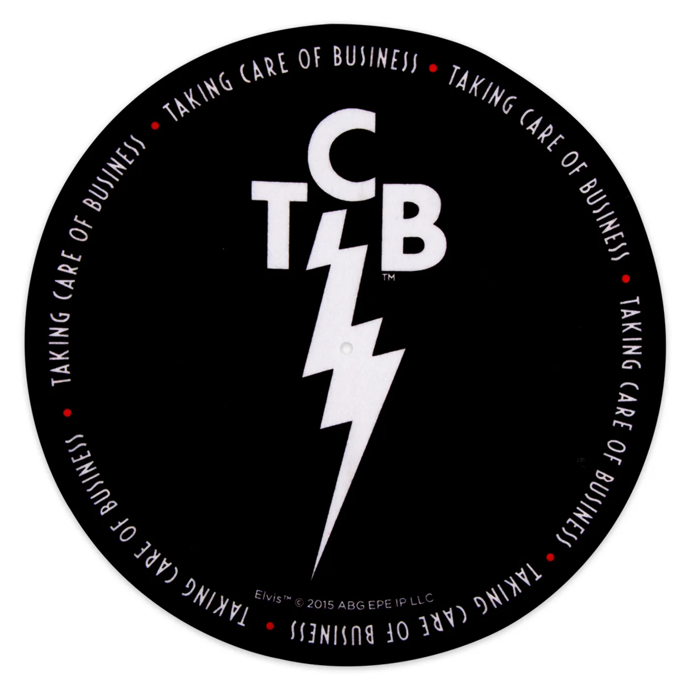 Elvis Presley TCB Black Slip Mat