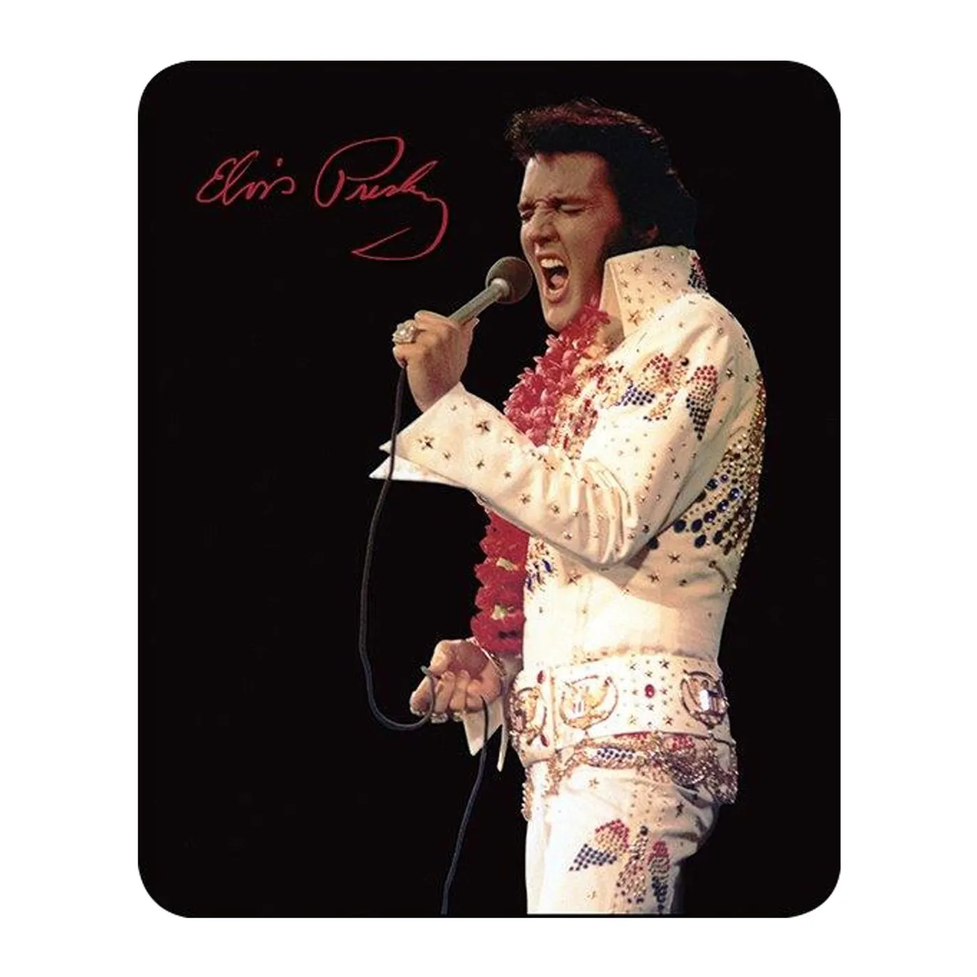 Elvis Presley "Aloha From Hawaii" - Medium Weight Faux Fur Blanket