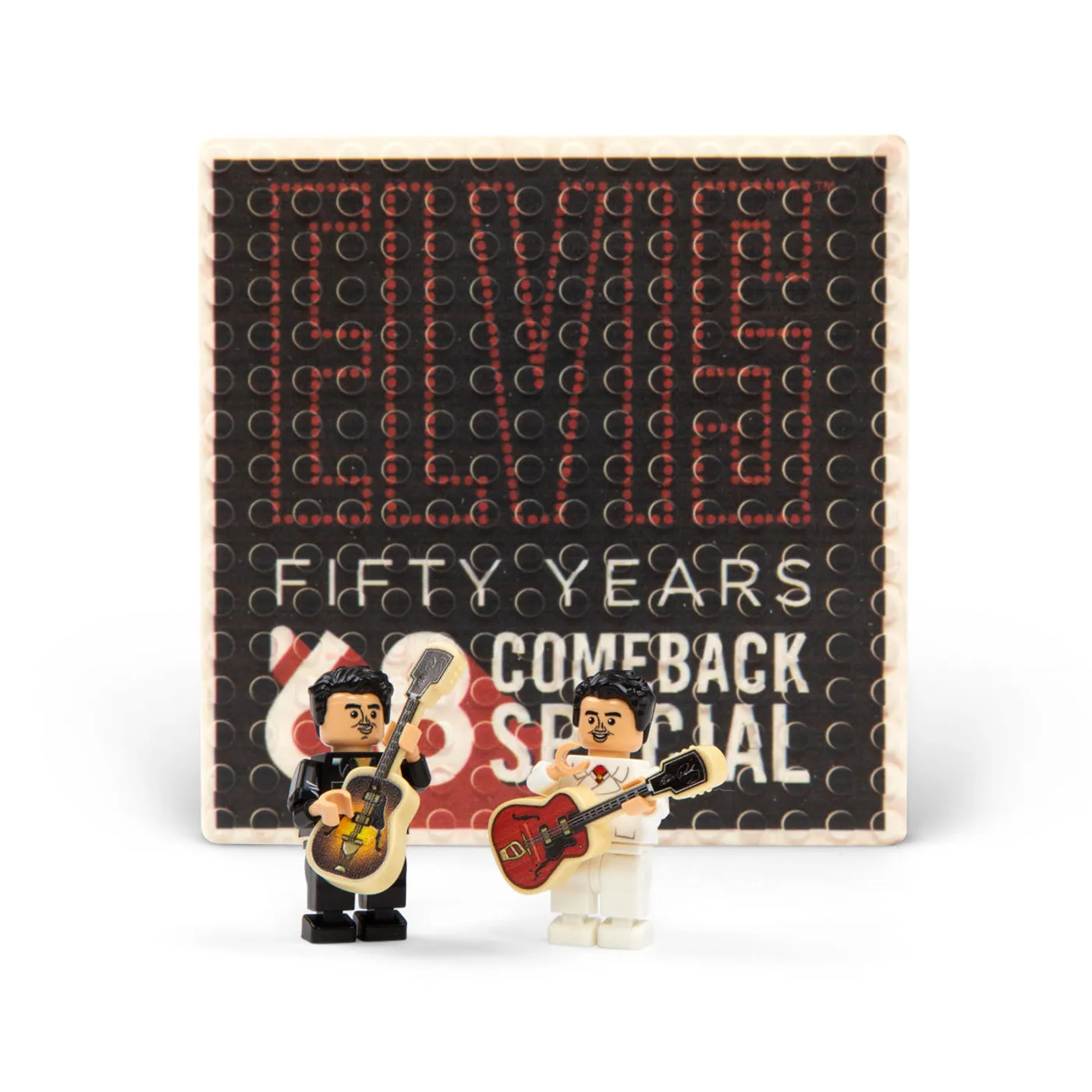 Elvis Presley 68 Comeback Minifigure 2pk